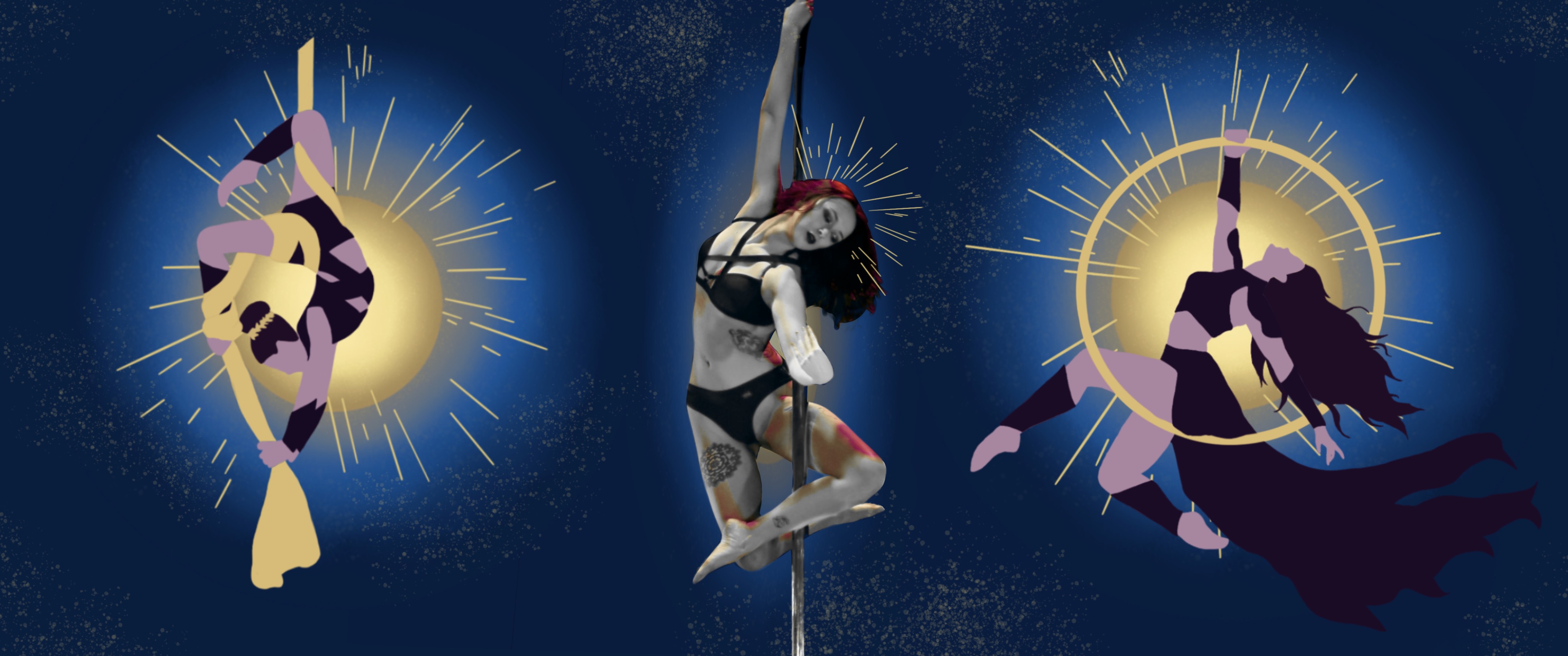 The image for the event named Heavy is the Crown: A pole and aerial journey through the underworld