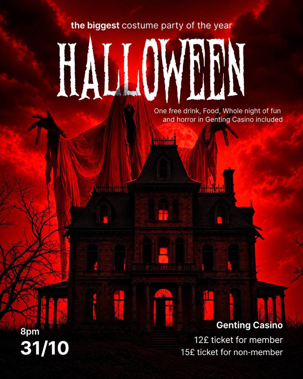The image for the event named Halloween in Sheffield: Night at the Casino