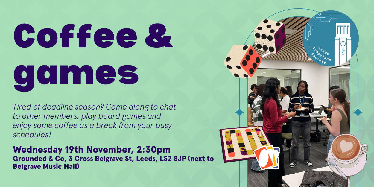 The image for the event named Coffee & Games @ Grounded&Co ☕️👨‍💻