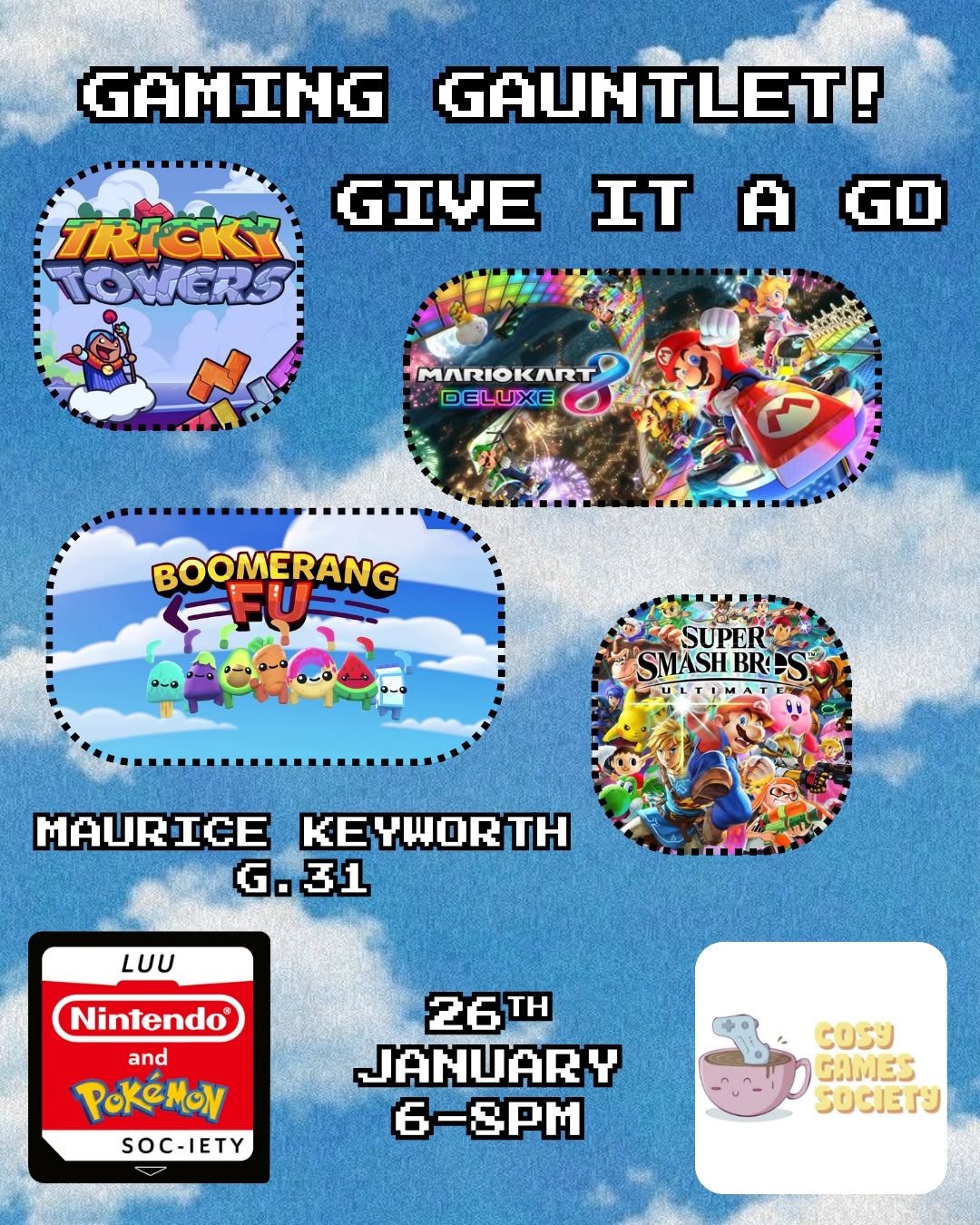 The image for the event named NaPSoc X CosyGames Sem 2 GIAG