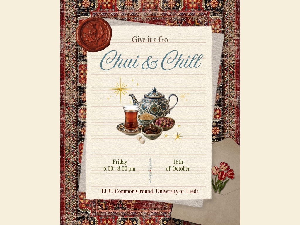 The image for the event named Give it a Go - Chai & Chill ☕️