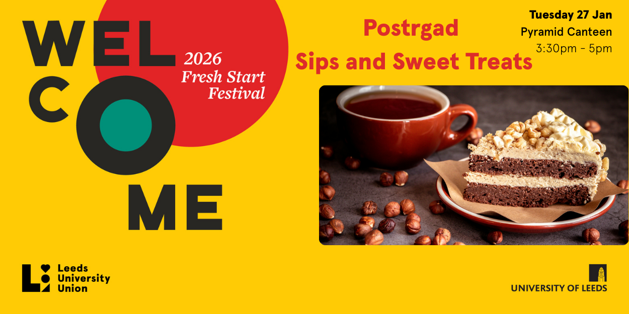 The image for the event named Postgraduate Sip and Sweet Treats