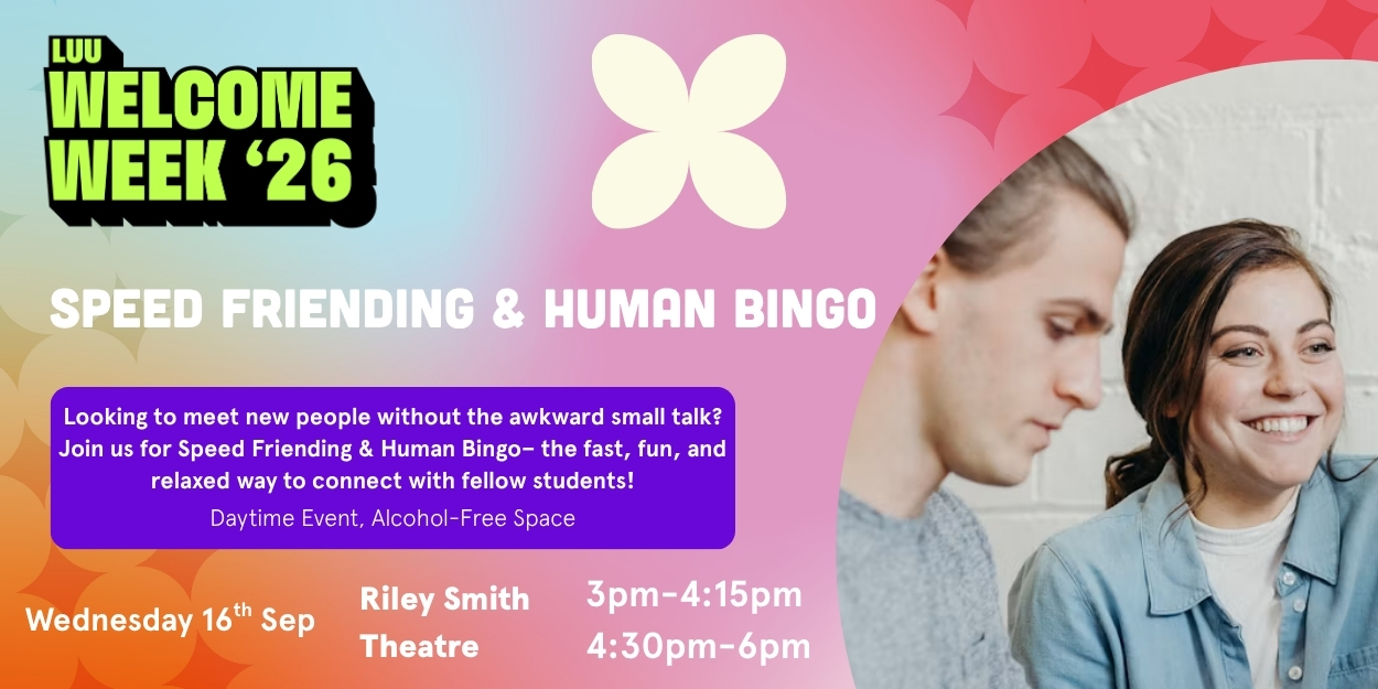 The image for the event named Speed Friending & Human Bingo