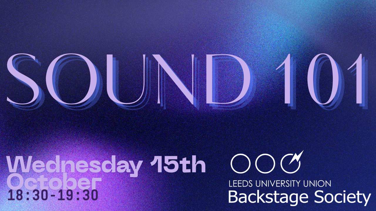 The image for the event named Backstage EXPO - Sound 101