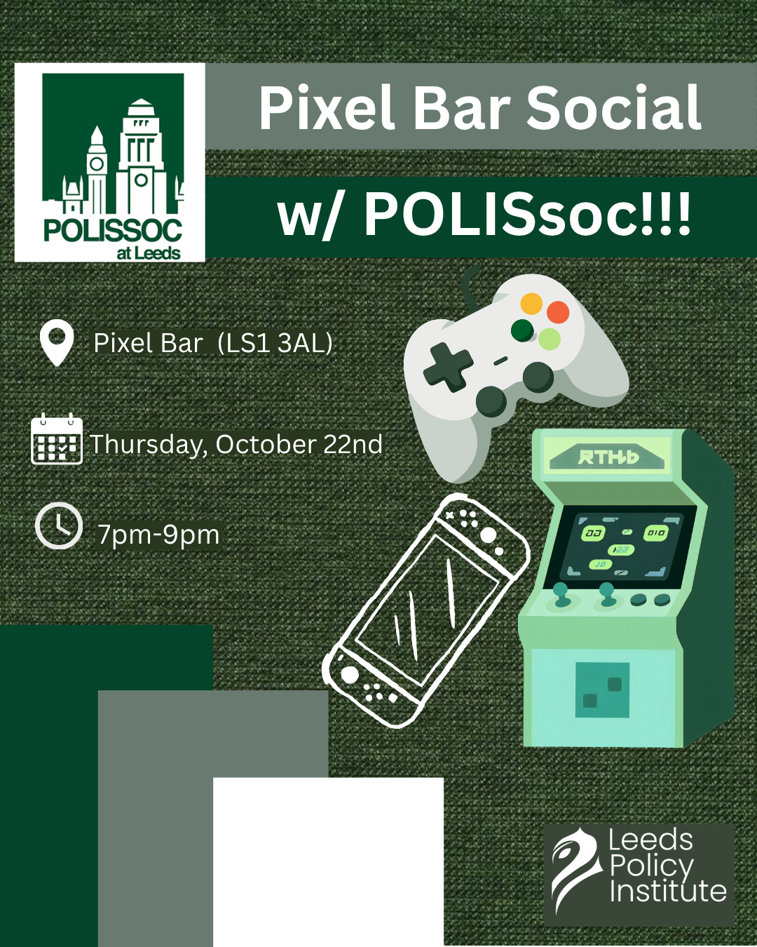 The image for the event named LPI × POLISsoc Pixel Bar Social