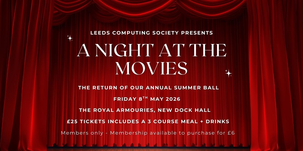 The image for the event named Leeds Computing Society Summer Ball 2026