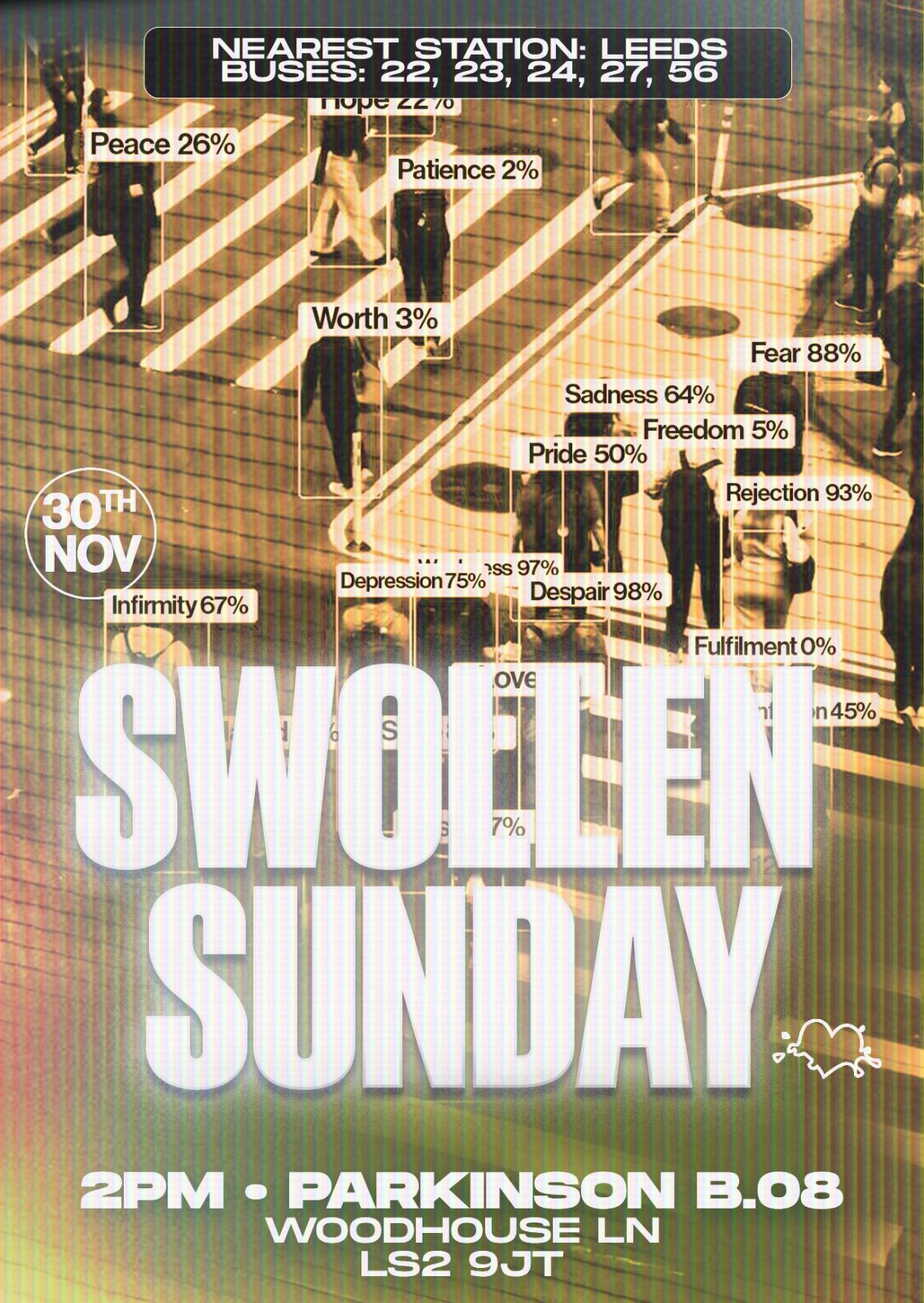 The image for the event named Swollen Sunday!