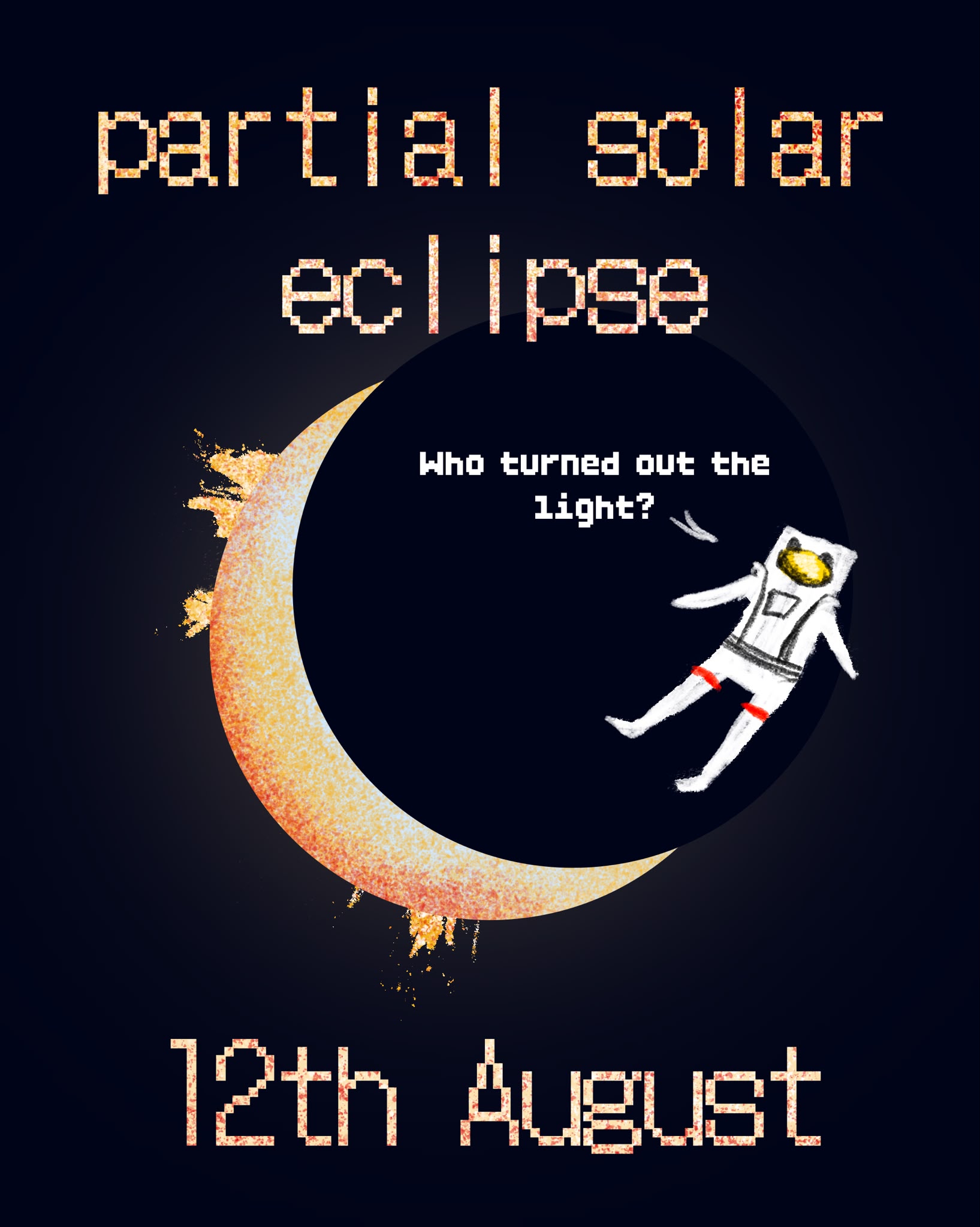 The image for the event named Partial solar eclipse