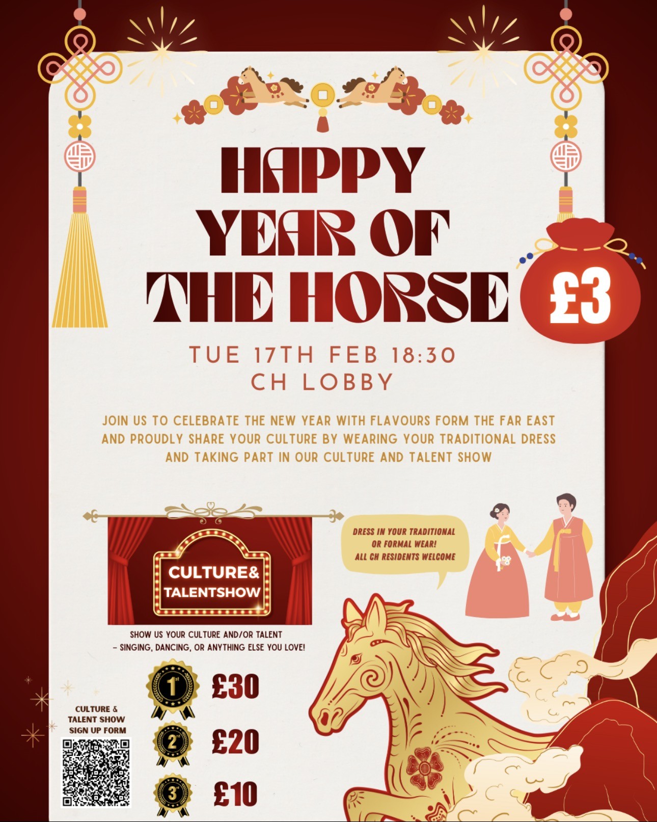 The image for the event named Happy Year of the Horse