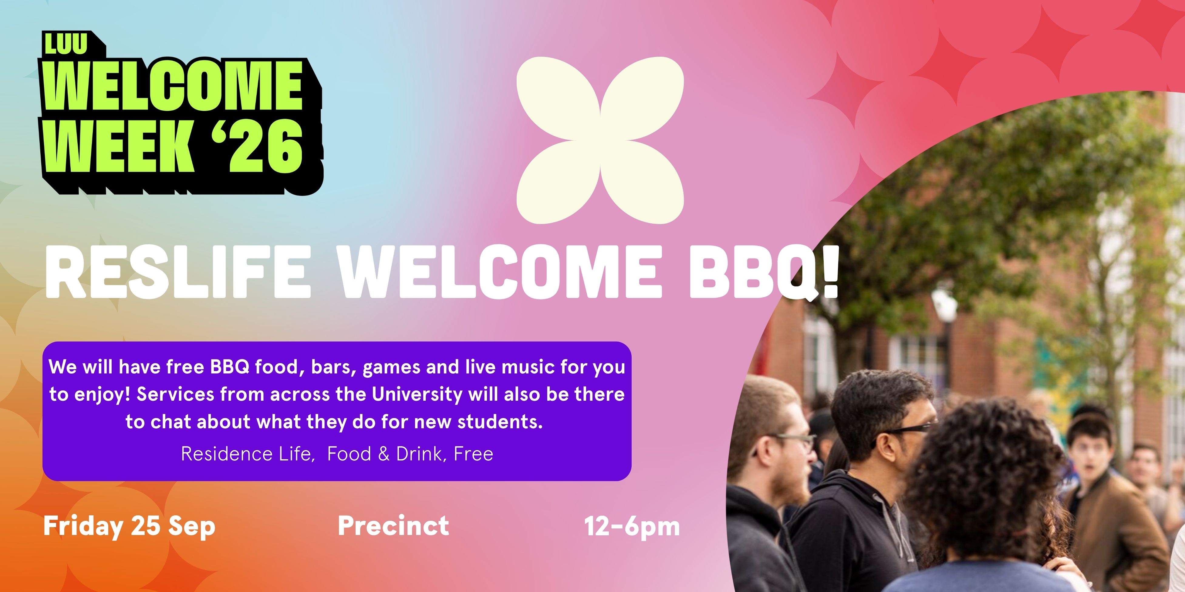 The image for the event named Residence Life Welcome BBQ!