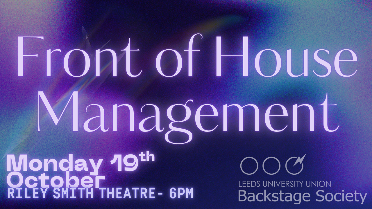 The image for the event named Backstage EXPO: House Manager Training
