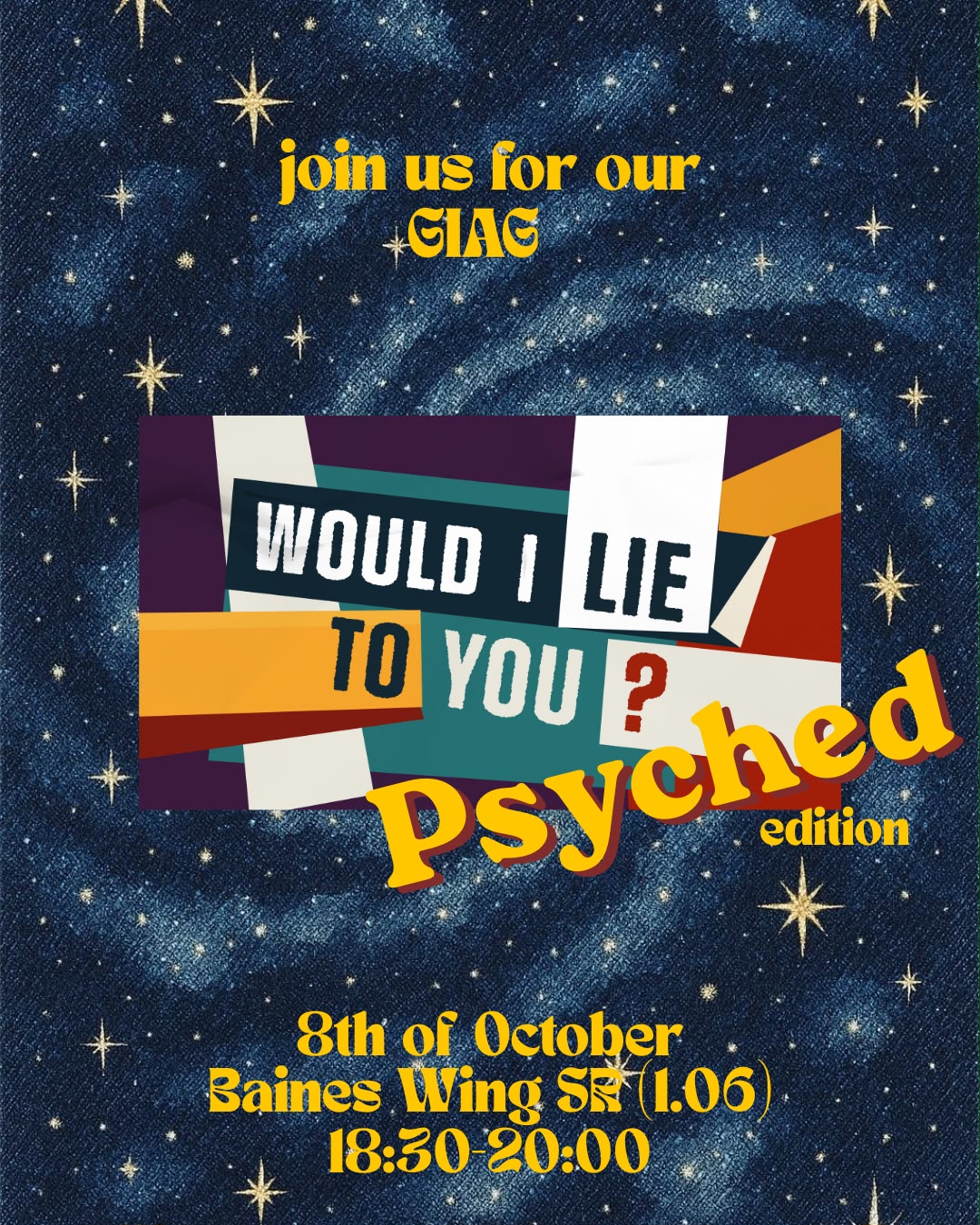 The image for the event named Psyched GIAG 26/27