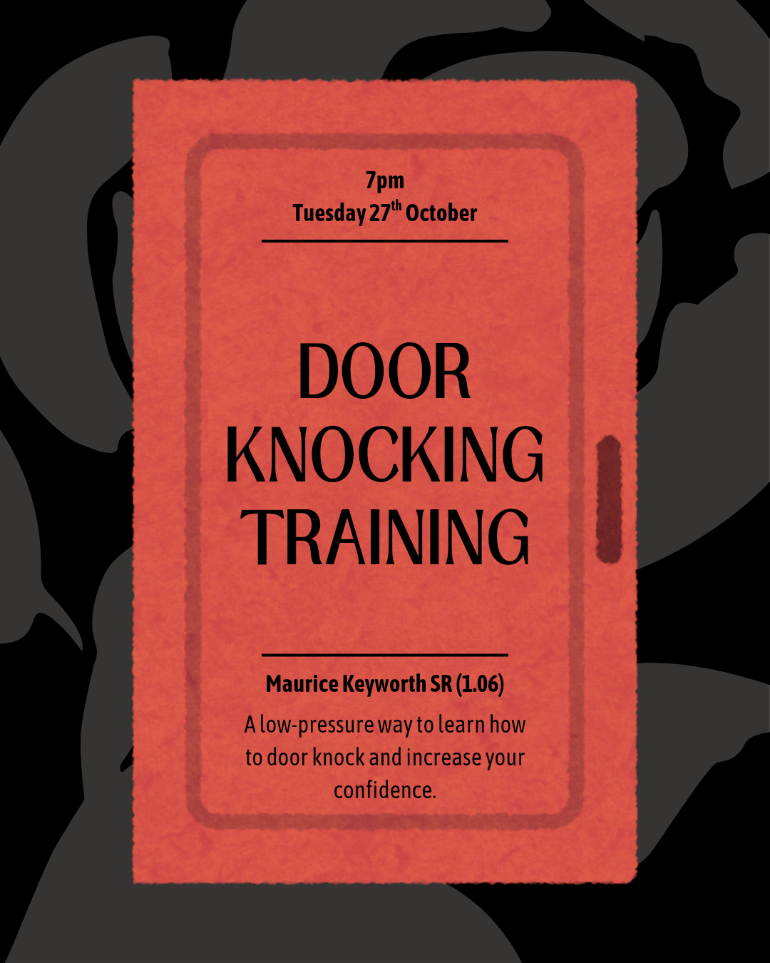 The image for the event named Door Knocking Training