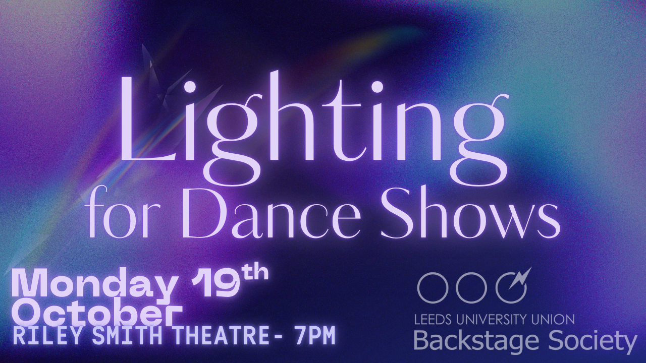 The image for the event named Backstage EXPO: Lighting for Dance Shows