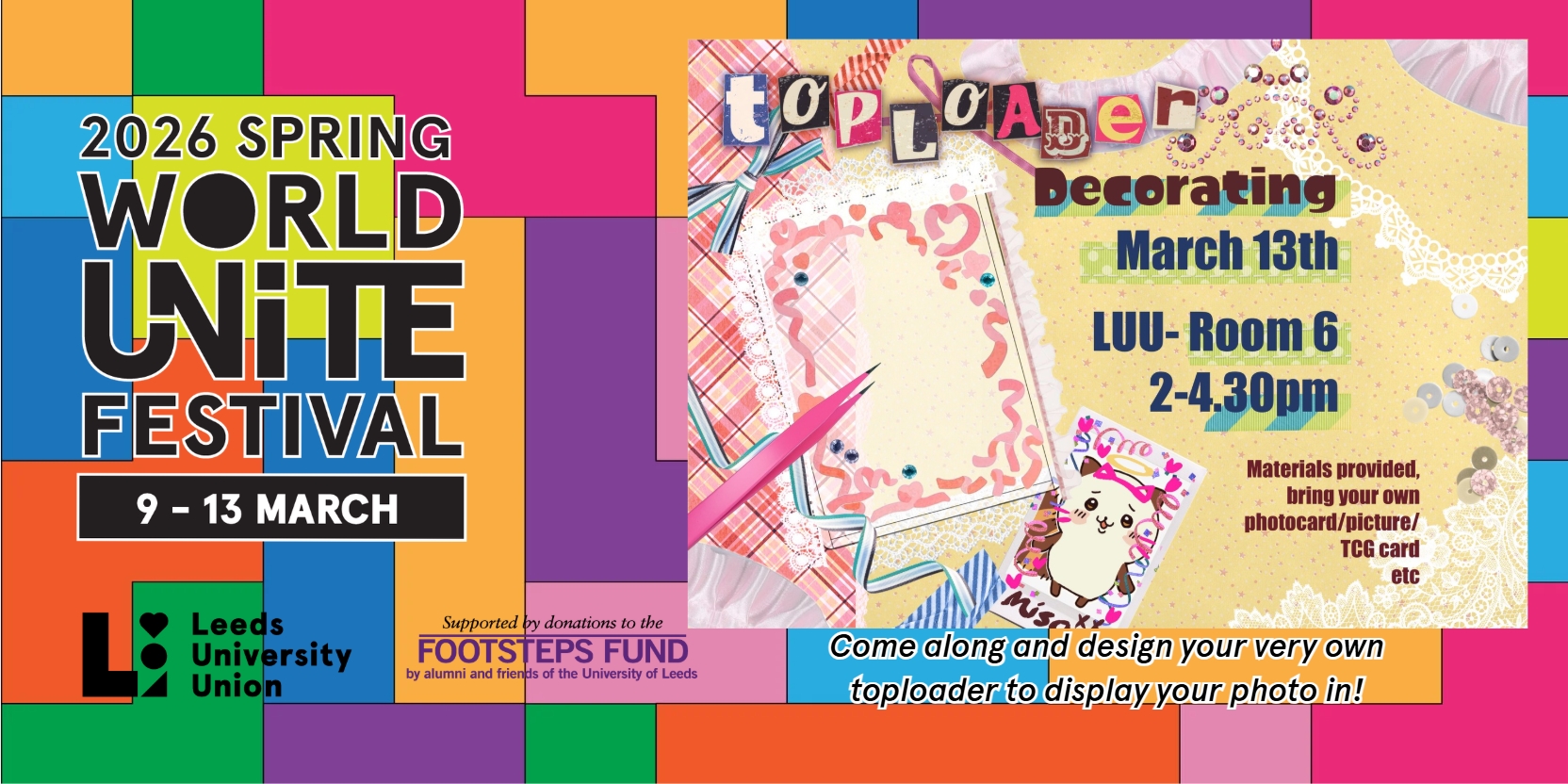 The image for the event named Toploader Decorating with The Anime & Manga Society