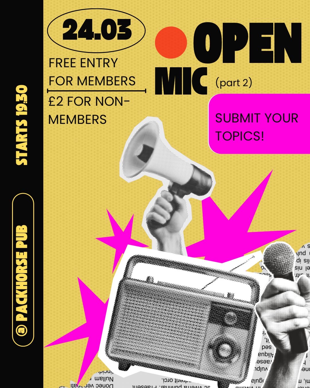 The image for the event named Philsoc open mic night!